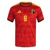 Camiseta Bélgica Youri Tielemans #8 Primera Equipación Replica Mundial 2026 mangas cortas